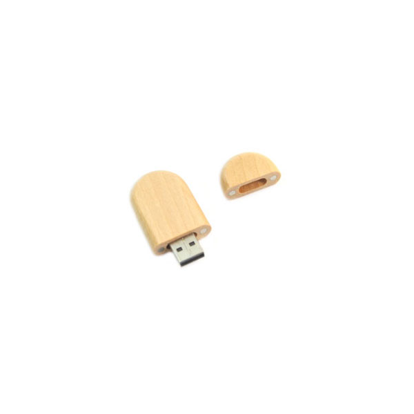 Wood USB Flash Drive with Cap