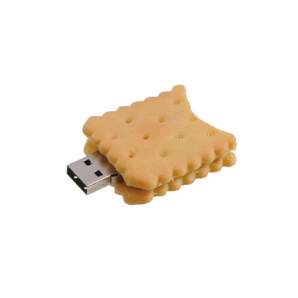 Custom Biscuit PVC USB Flash Drive
